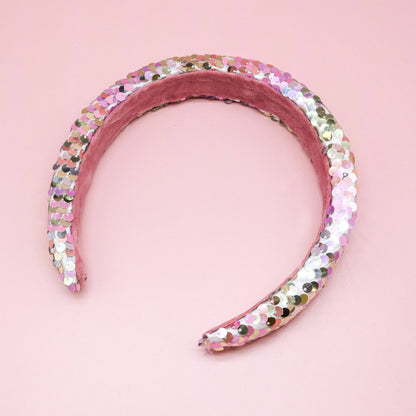 Rainbow Sequin Headband