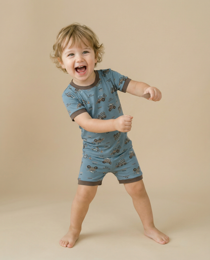 Busy Truck S/S Pajama Set