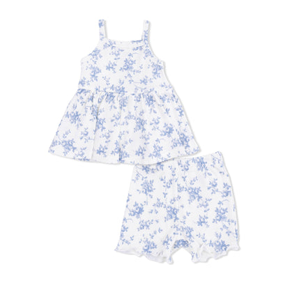 Baby Blue Vines Floral Set