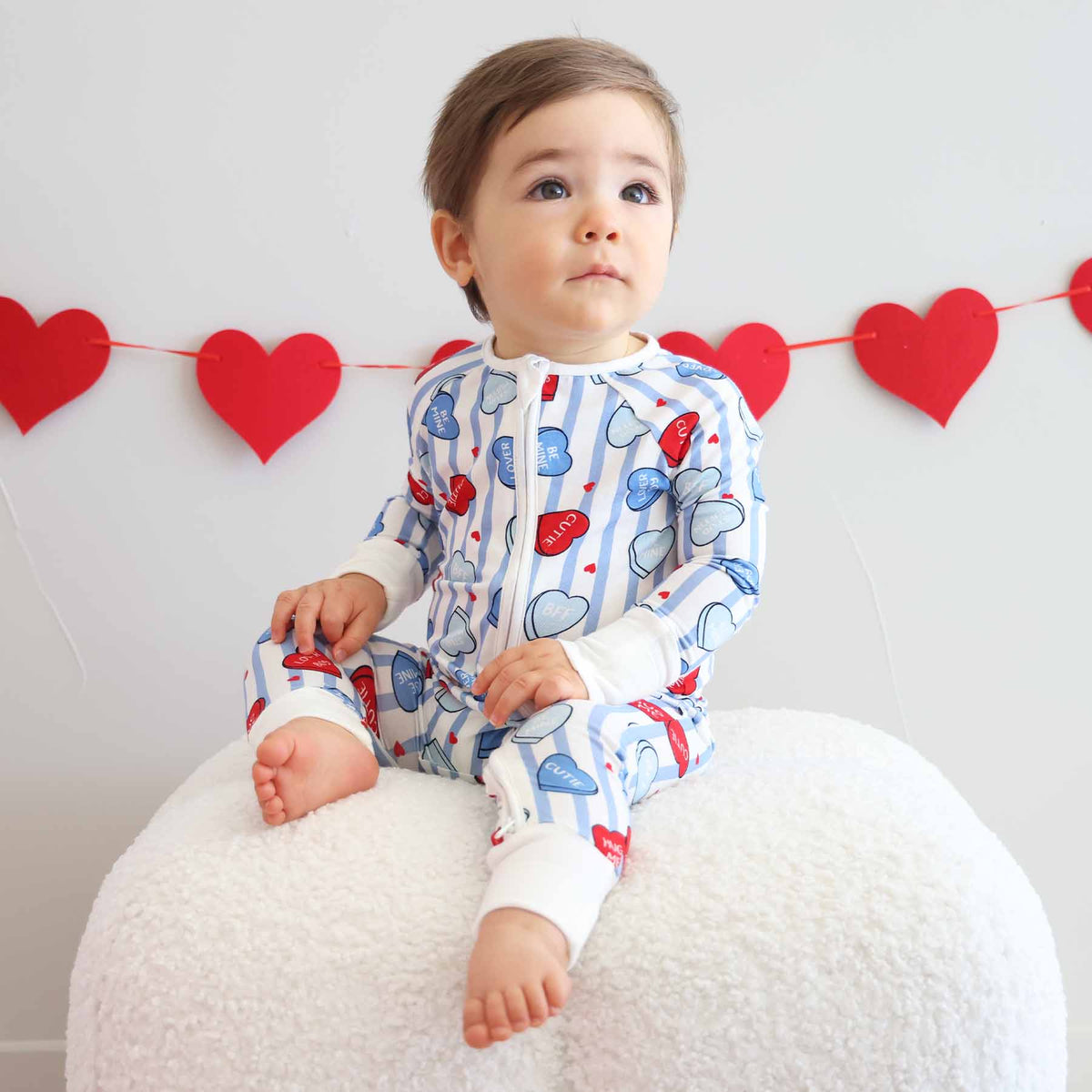 Sweet Like Candy Convertible Zip Romper in Blue