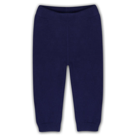 Navy Pocket Sweater Knit Legging Pants