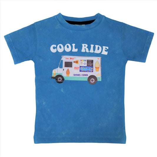 Cool Ride Blue Enzyme Tee