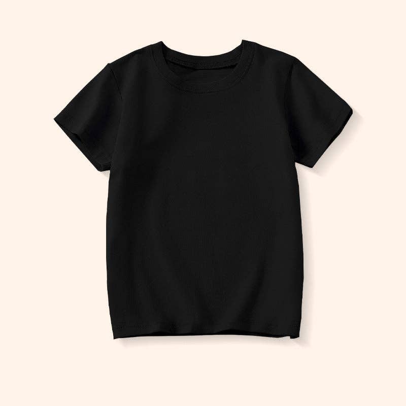 Black Essential Cotton Tee