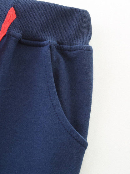 Navy Aircraft Embroidered Jogger