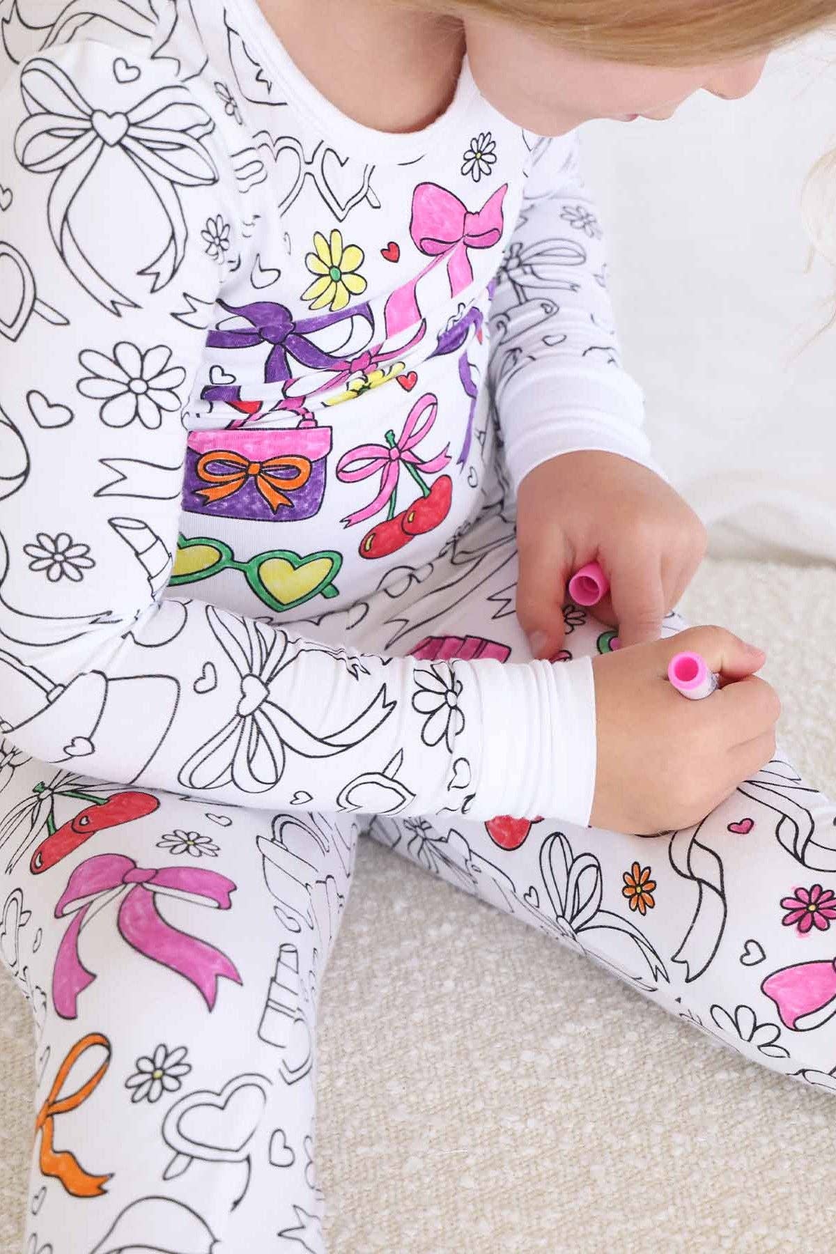Material Girl Colorable Bamboo Pajama Set