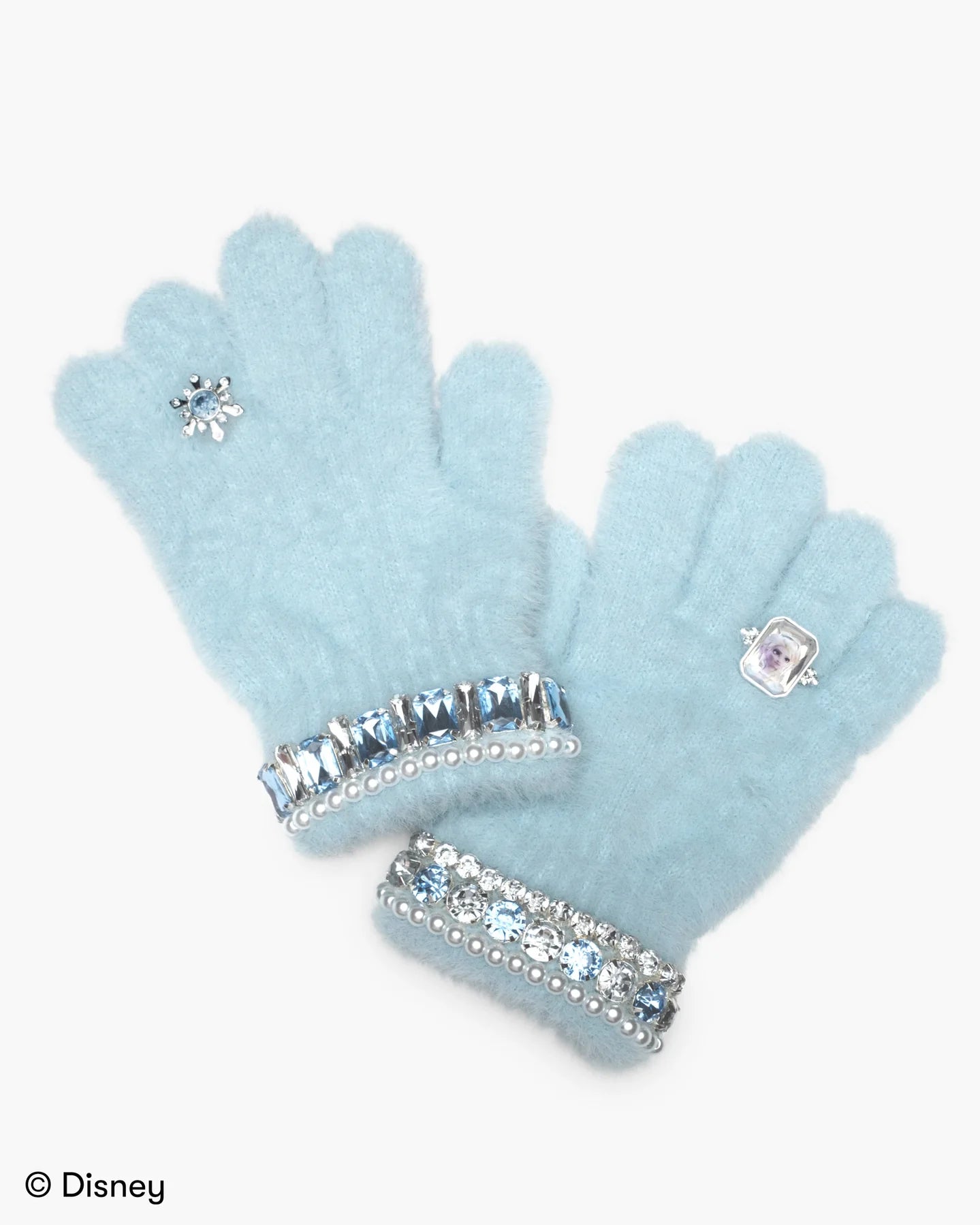 Disney Frozen Elsa Winter Jeweled Gloves