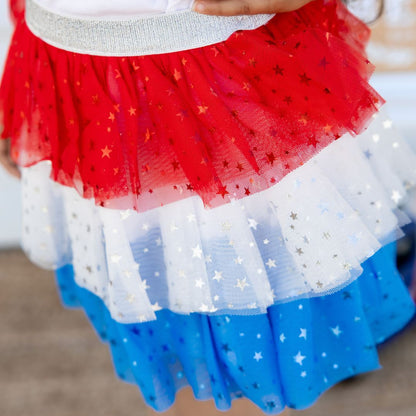 Red White + Blue Petal Tutu