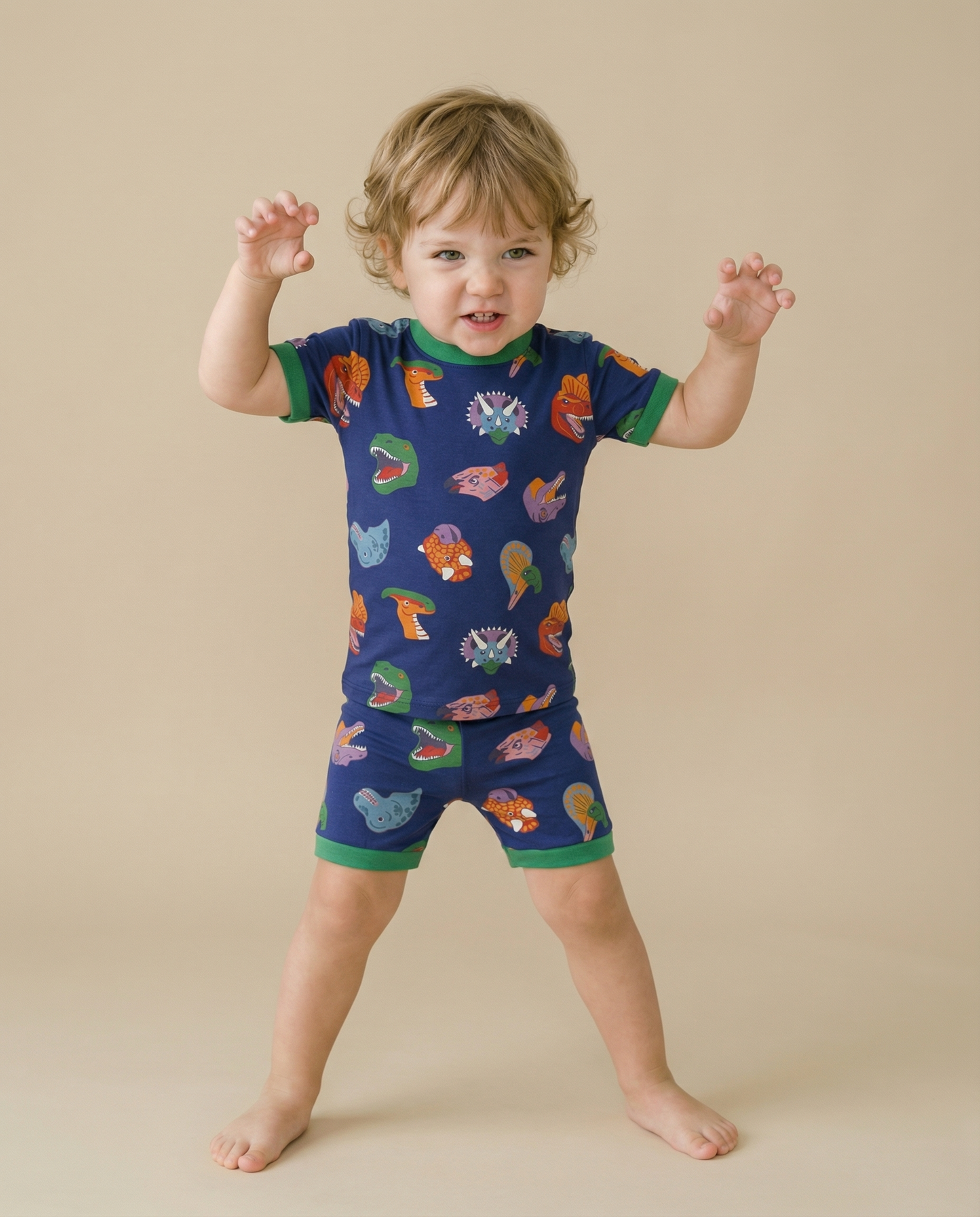 Dino Party S/S Pajama Set