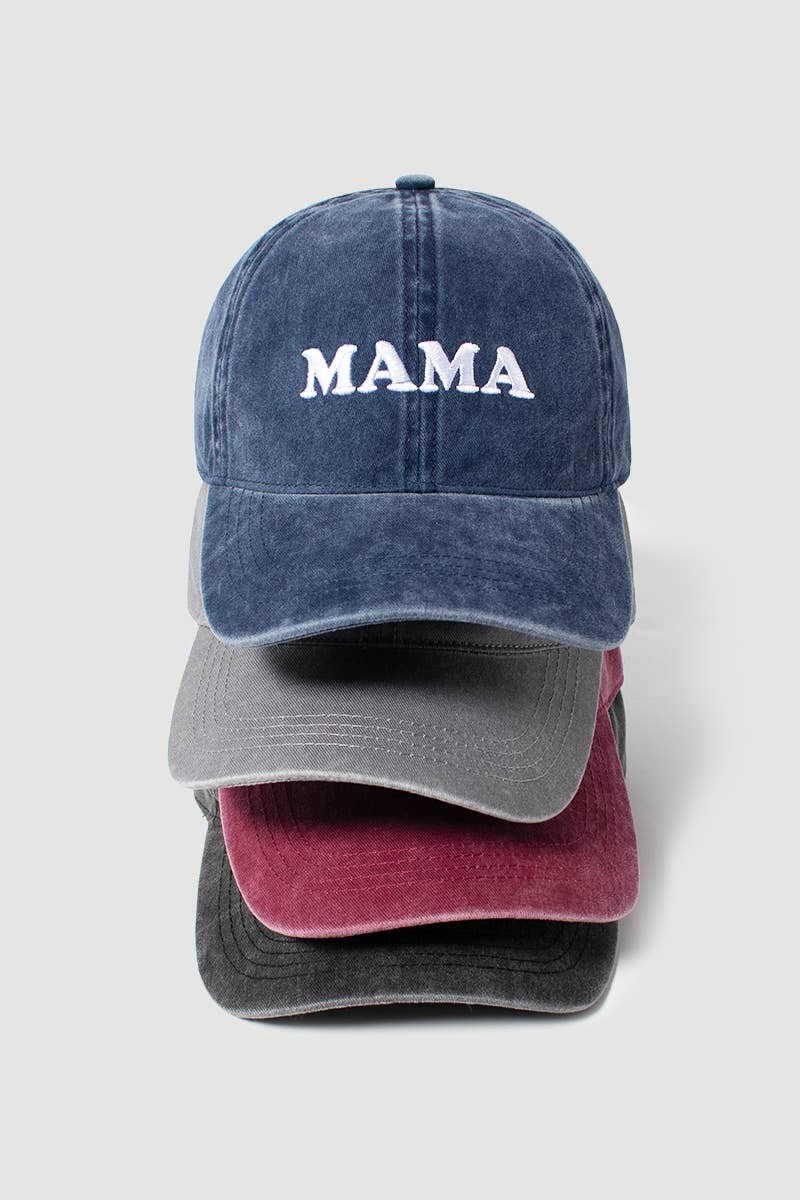 MAMA Lavender Washed Baseball Hat