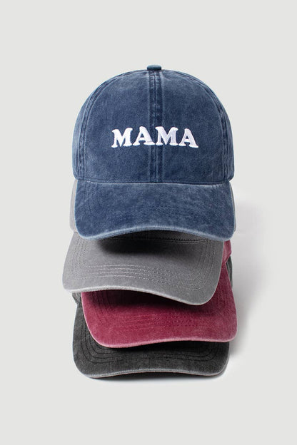 MAMA Lavender Washed Baseball Hat