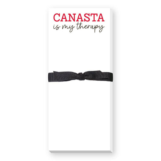 Canasta Is My Therapy Skinnie Notepad