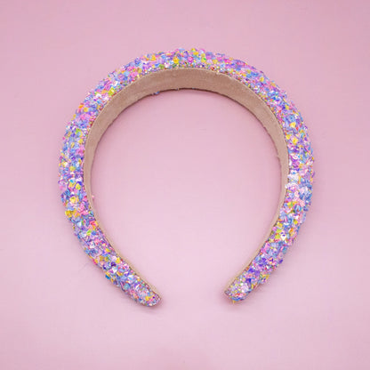 Chunky Sequin Multicolor Headband
