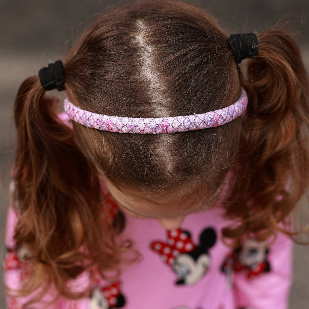 Fuchsia Mermaid Thin Headband