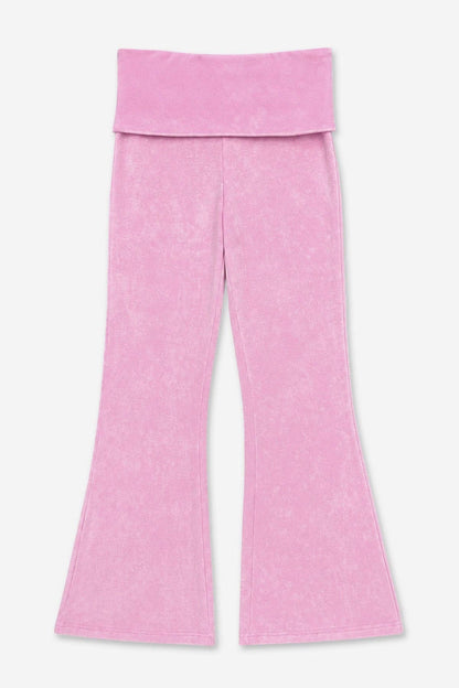 Purple Vintage Washed Foldover Flare