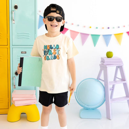 Hello First Grade Short Sleeve T-Shirt