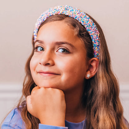 Chunky Sequin Multicolor Headband