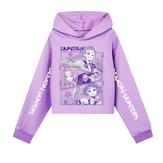 K-Pop Demon Hunters Purple Hoodie