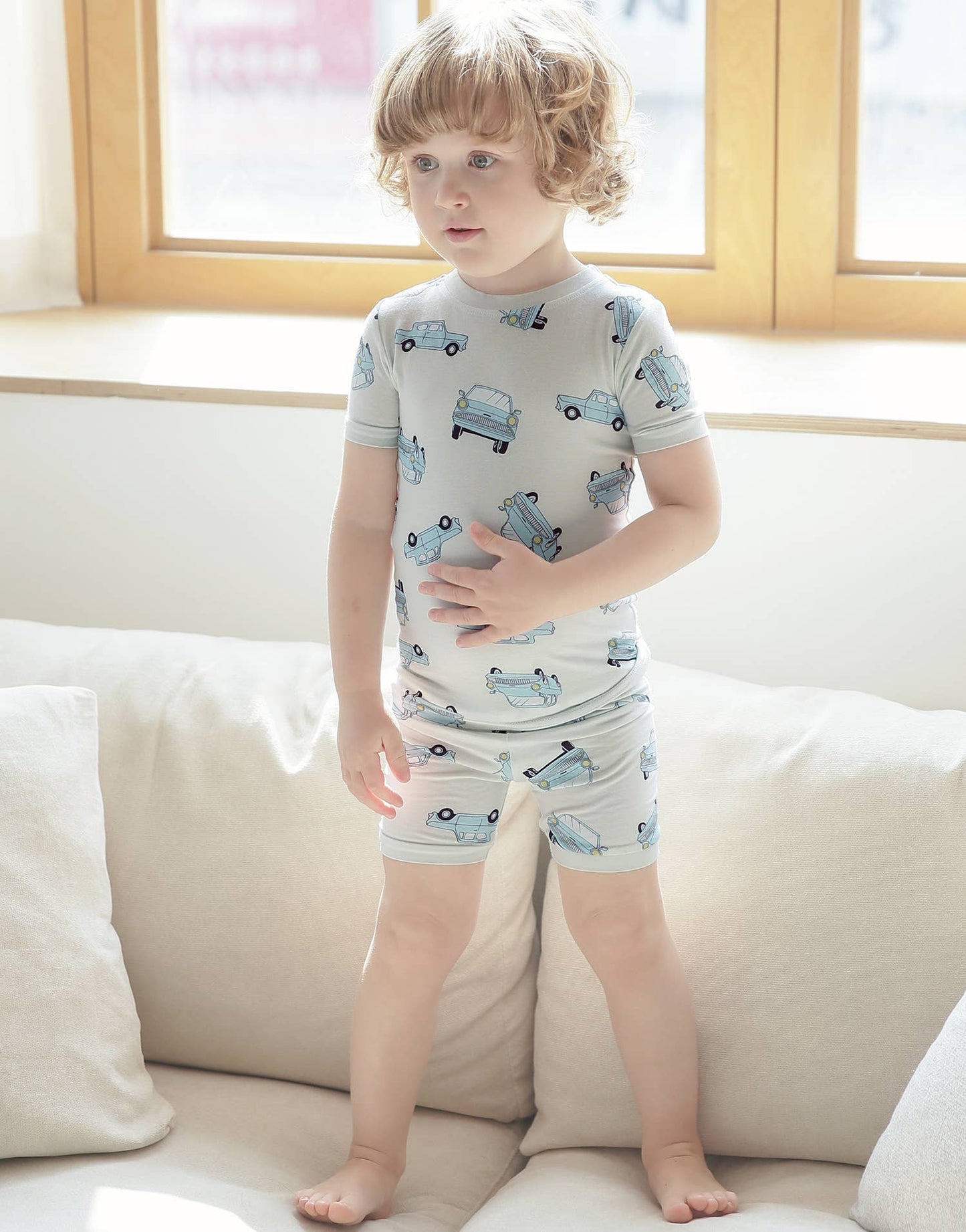 Mint Drive S/S Pajama Set