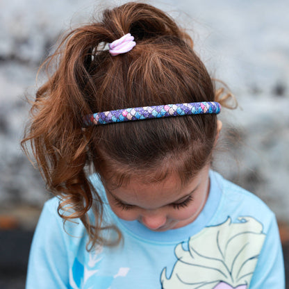 Purple Mermaid Thin Headband