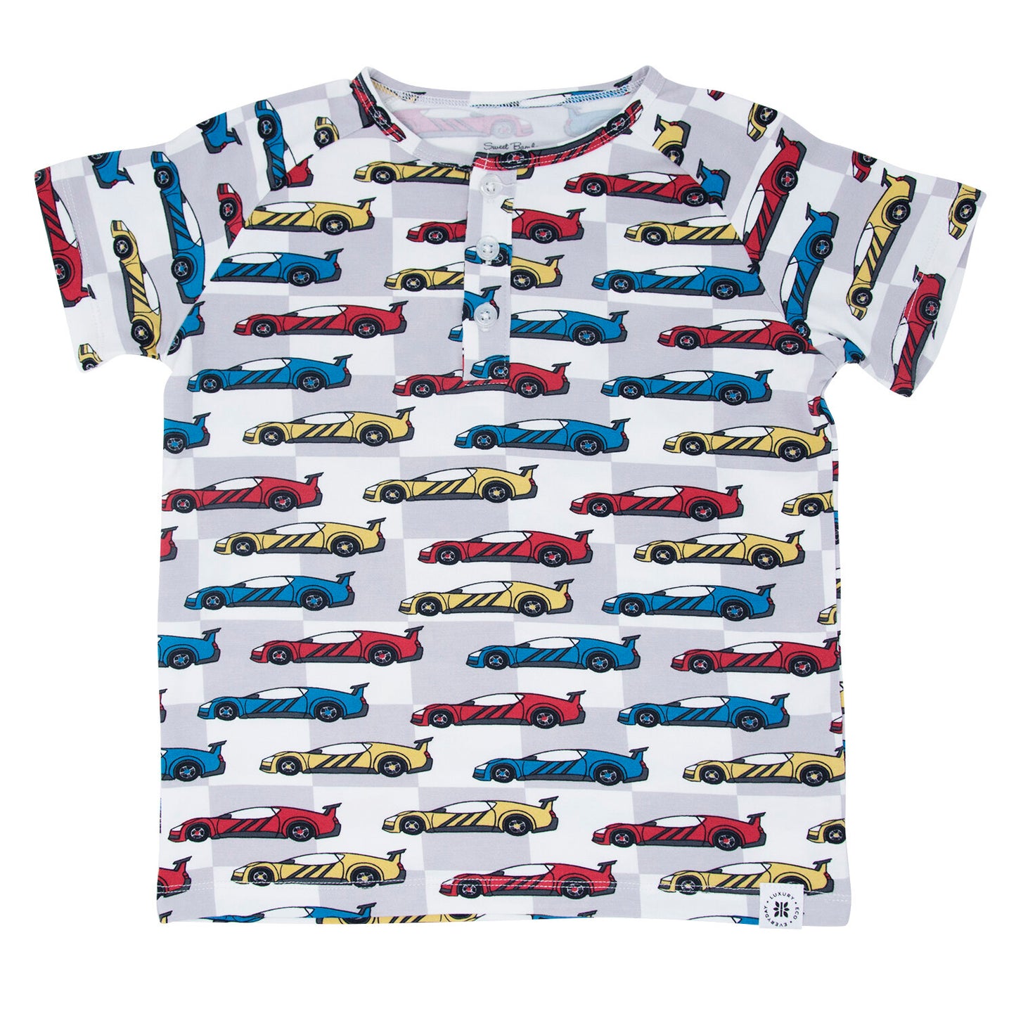 Matchbox Cars S/S Bamboo Raglan Henley