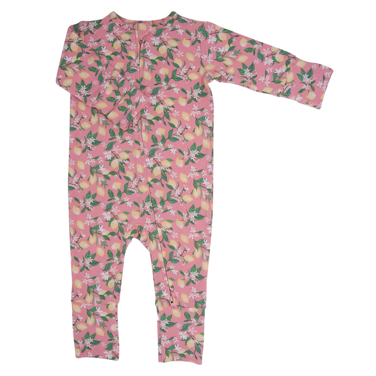 Lemons Pink Bamboo Convertible Romper