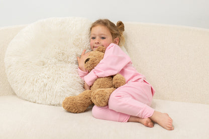 Carnation Pink French Terry Bamboo Jogger Set