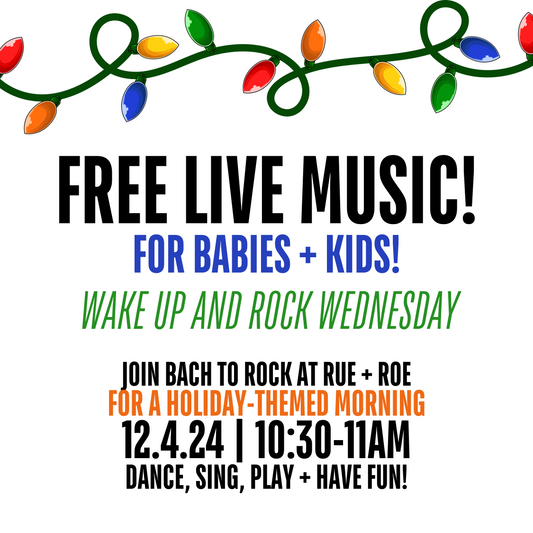 FREE Holiday Theme: Live Music for Babies + Kids! December 4th at 10:30am