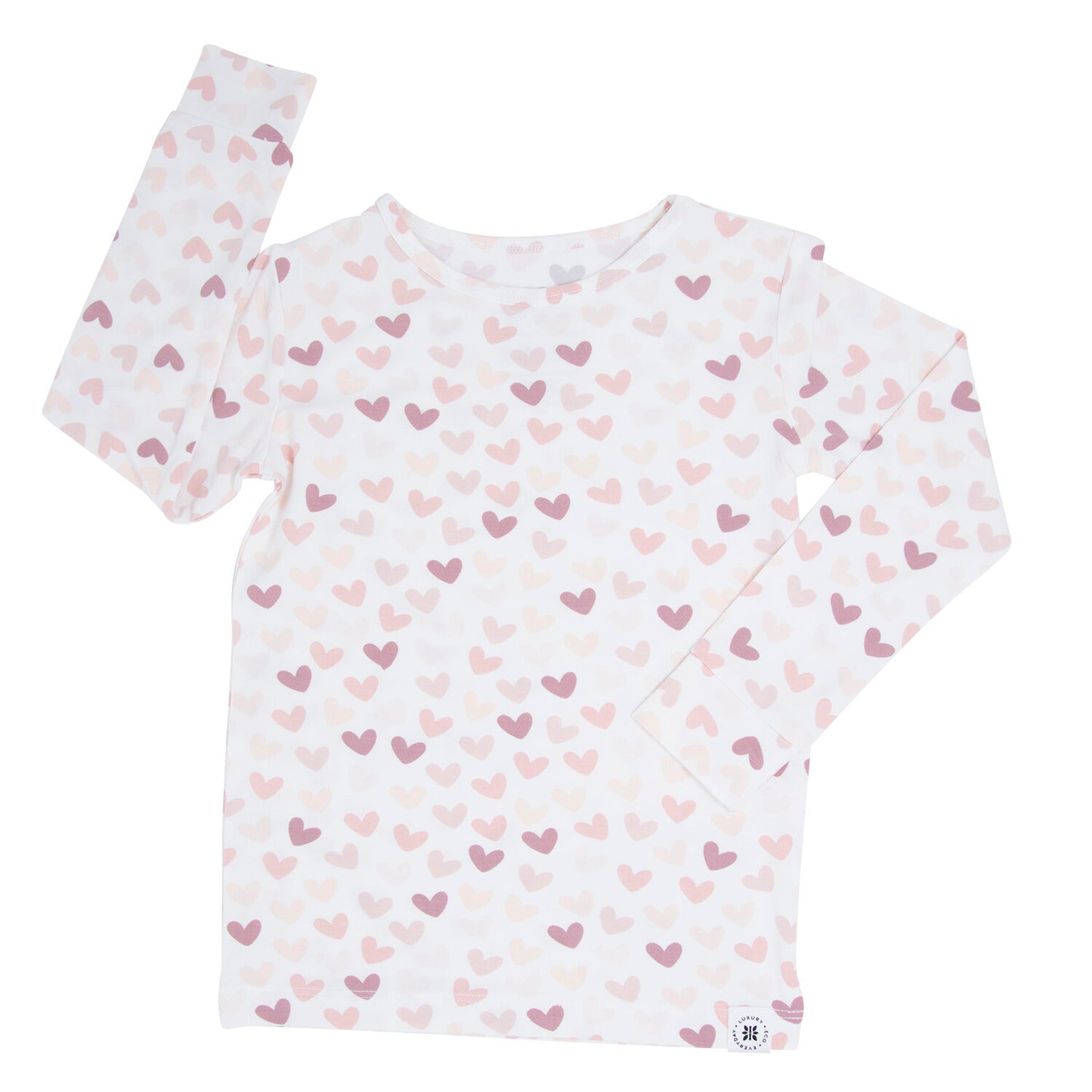 Emma's Hearts Bamboo Pajama Set