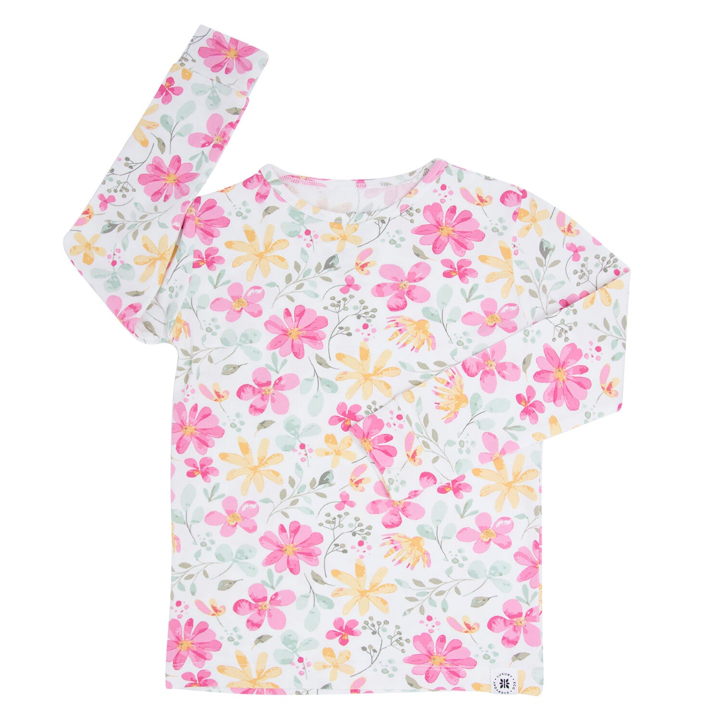 Marin Floral Bamboo Pajama Set