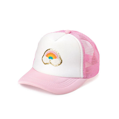 Rainbow Patch Trucker Hat