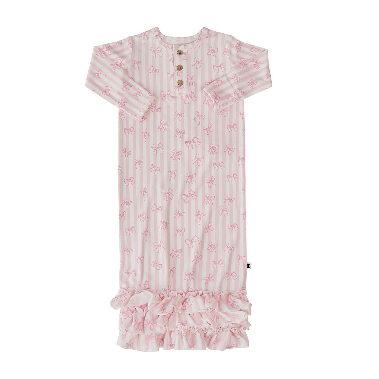 Tie The Knot Bamboo Ruffle Gown