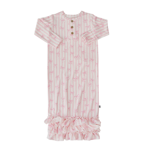 Tie The Knot Bamboo Ruffle Gown