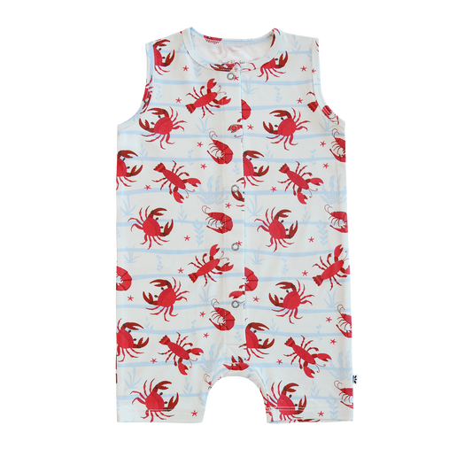 Feeling Crabby Bamboo Tank Romper
