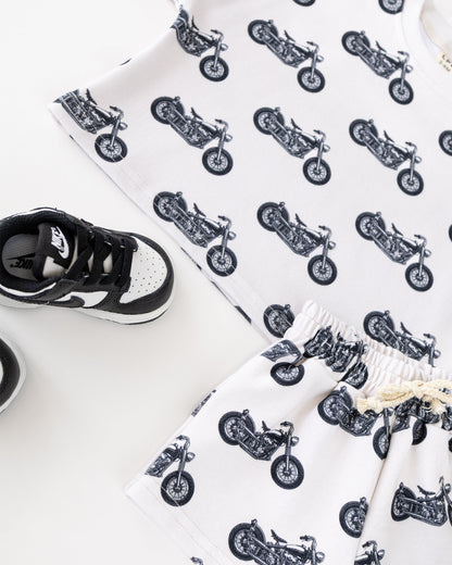 Born to Ride Shorts Set
