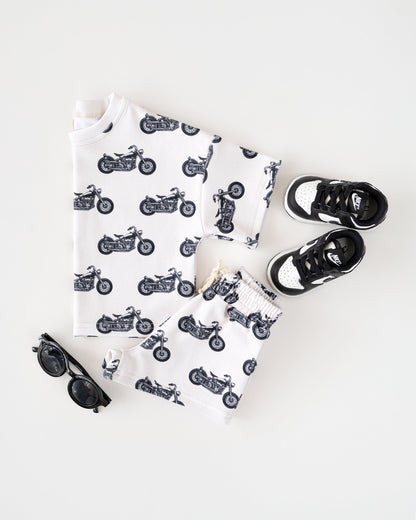 Born to Ride Shorts Set