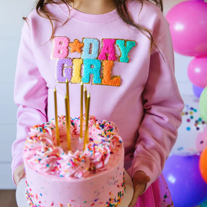 Sweet Wink Birthday Girl Sweatshirt