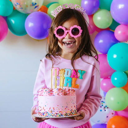 Sweet Wink Birthday Girl Sweatshirt