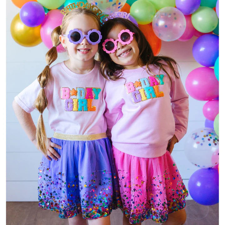 Birthday Girl Patch Short Sleeve T-Shirt