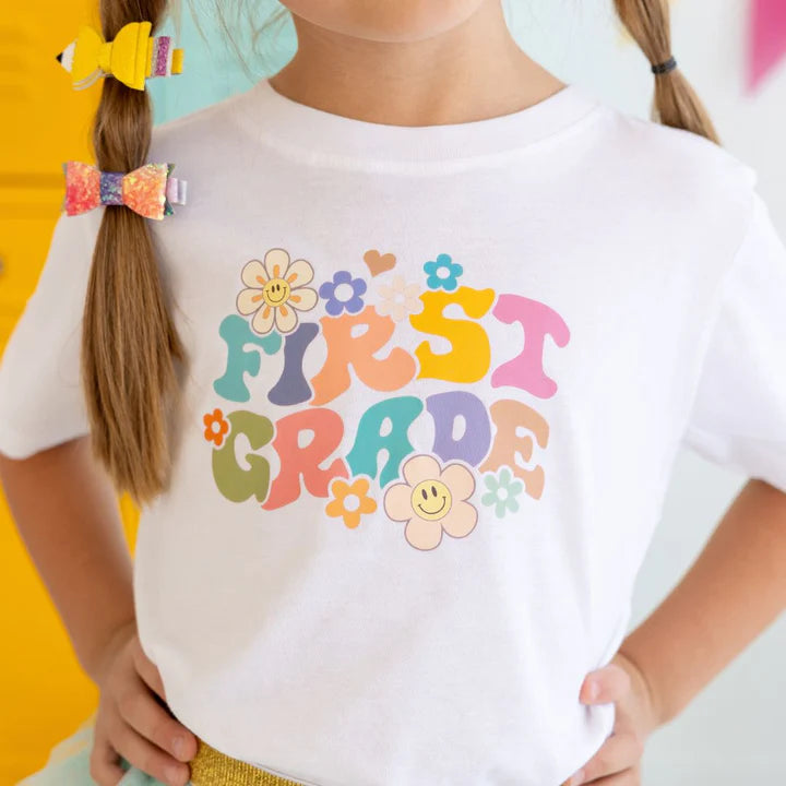 First Grade Retro Short Sleeve T-Shirt