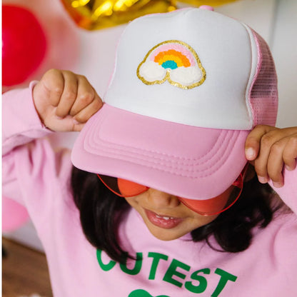 Rainbow Patch Trucker Hat