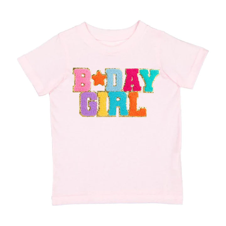 Birthday Girl Patch Short Sleeve T-Shirt