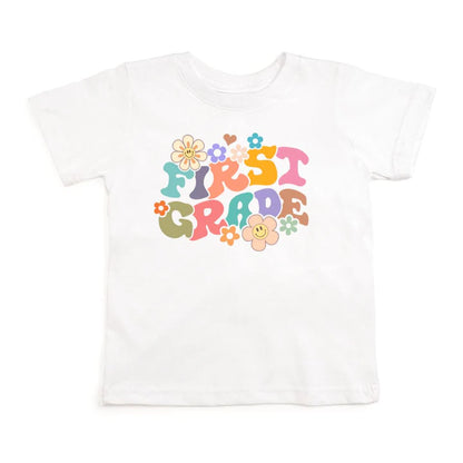 First Grade Retro Short Sleeve T-Shirt