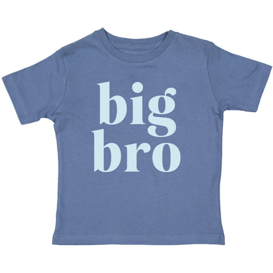 The Big Bro tee is perfect for all big brothers and soon-to-be big brothers! Great for a pregnancy announcement or coordinate this tee with a lil sis or lil bro outfit for an adorable sibling pairing.  Material: 100% cotton.  Features: Topstitch ribbed collar, side seam construction.  Care: Machine washable, tumble dry low.  Women owned + designed by a Mother/Daughter duo in NYC.