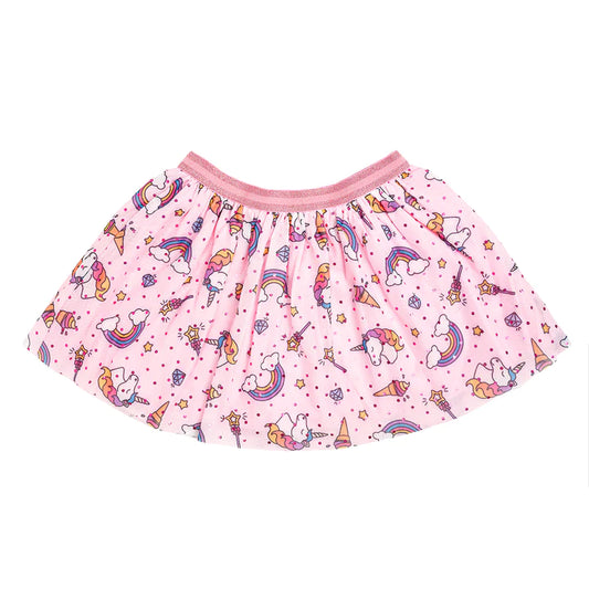 Sweet Wink Unicorn Doodle Tulle Skirt
