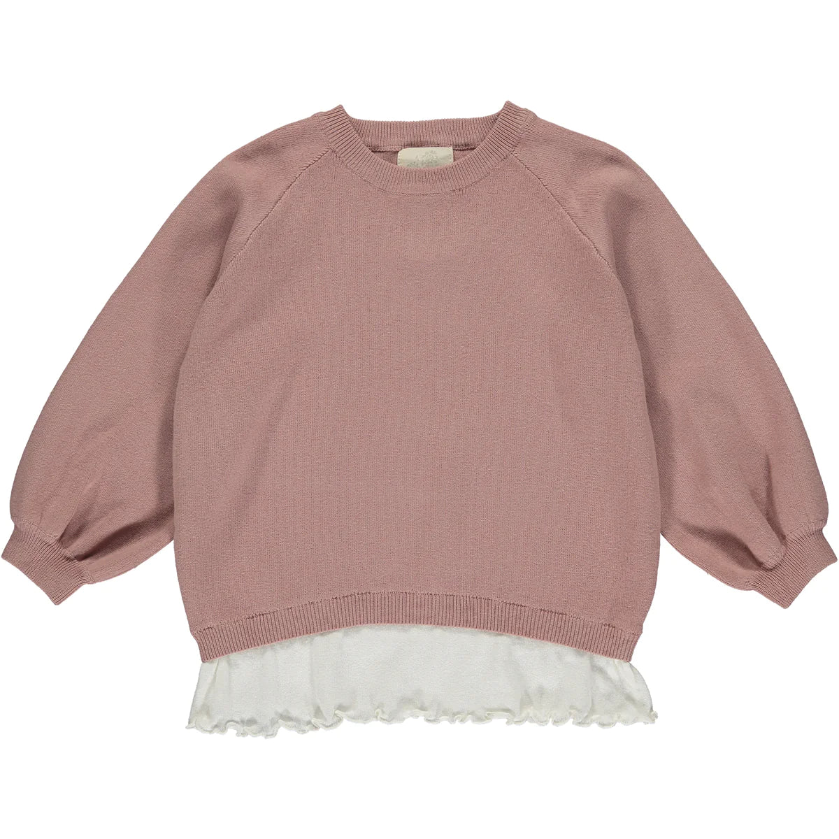 The Lavender Logan Sweater is the ultimate in cozy chic! With its ruffled frills and super-soft cotton fabric, this sweater feels like a hug and looks like a dream.
