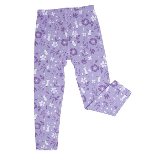 Lavender Meadow Bamboo Legging