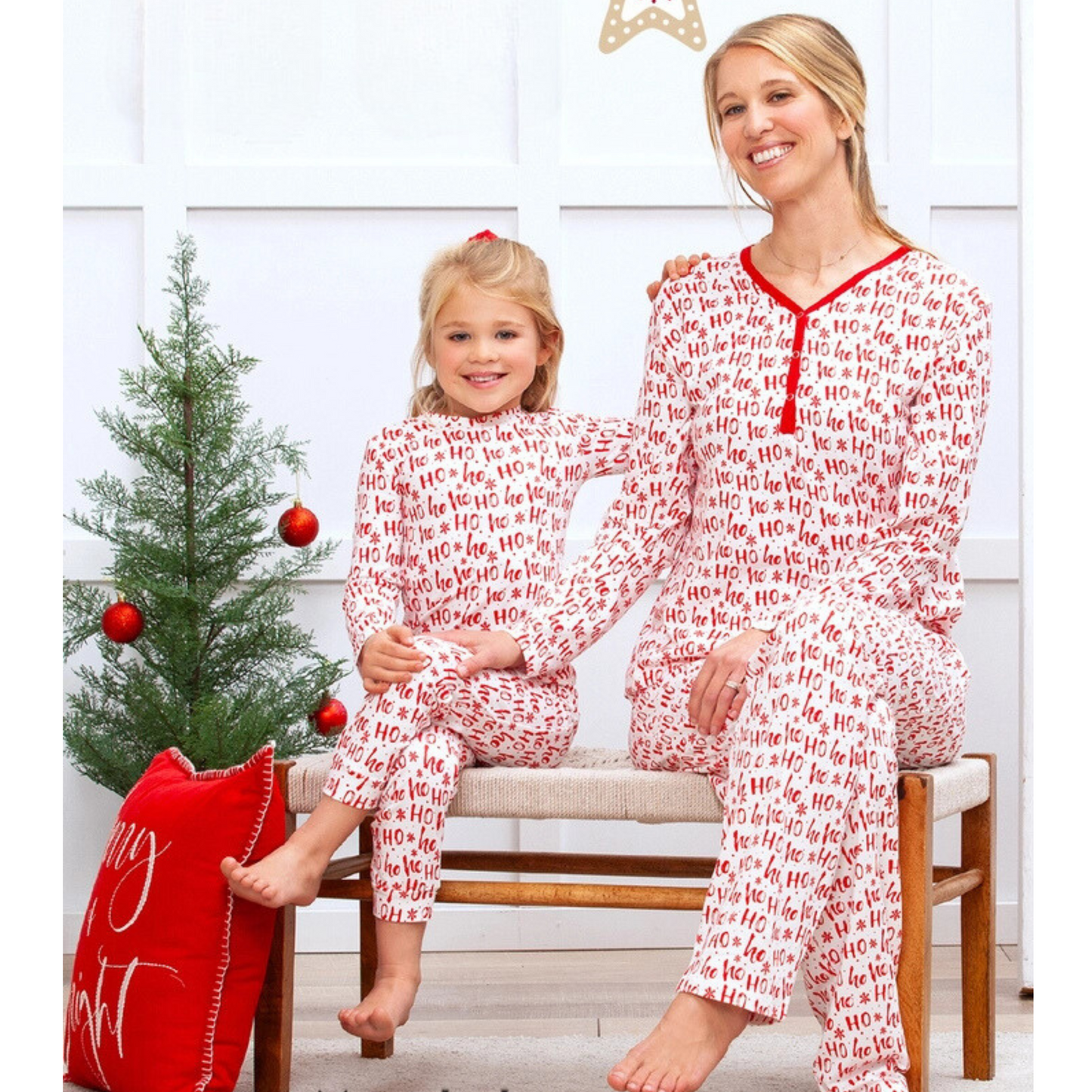 Ho Ho Ho Women's Bamboo Pajama Set