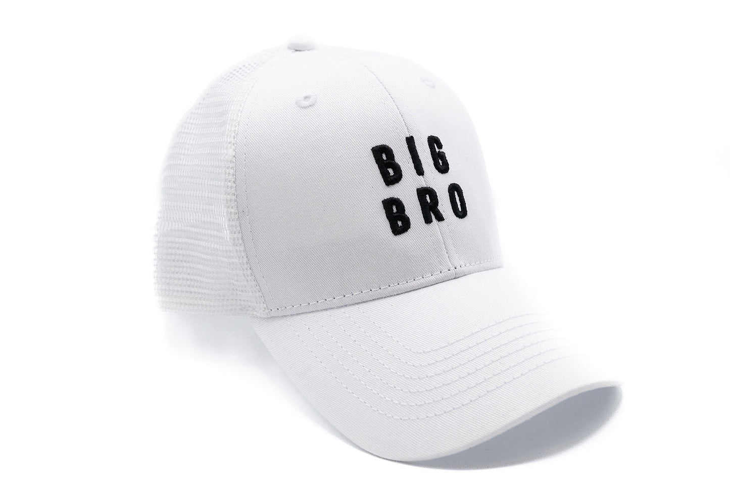 Big Bro Hat in White Snapback