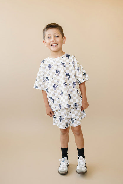 Summer Bolts Shorts Set