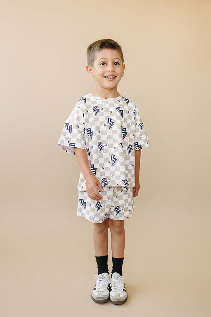 Summer Bolts Shorts Set
